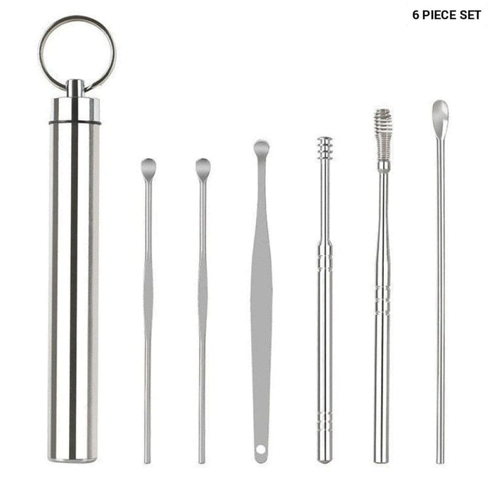 Stainless Steel Ear Spoon Earwax Picking Tool Integrated