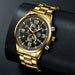 Stainless Steel Sports Quartz Wrist Watches for Men