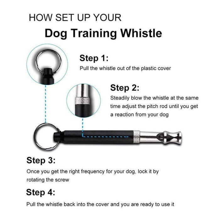 Adjustable Ultrasonic Dog Repeller Whistle