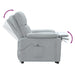 Stand Up Chair Light Grey Fabric Topxopo