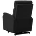 Stand-up Massage Recliner Black Faux Leather Txoxnt