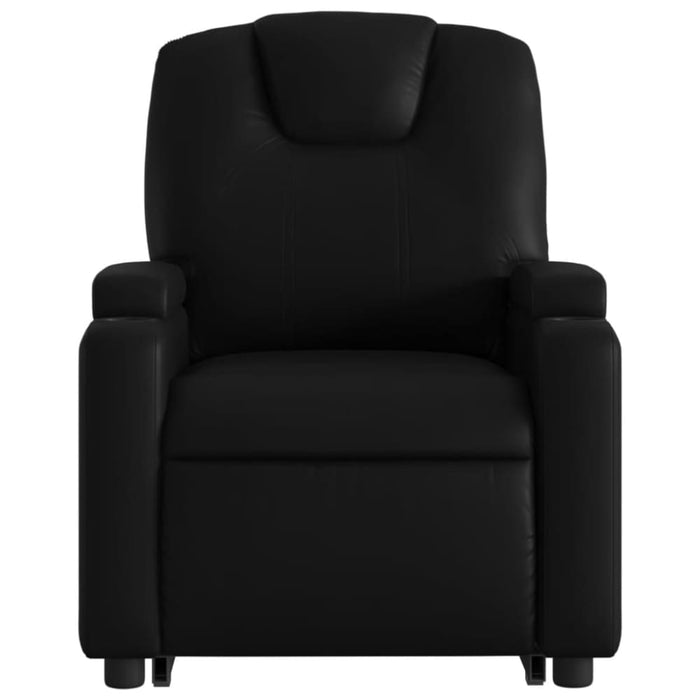 Stand Up Massage Recliner Chair Black Faux Leather Txbpppp