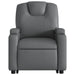 Stand Up Massage Recliner Chair Grey Faux Leather Txbpppi