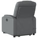 Stand Up Massage Recliner Chair Grey Faux Leather Txbpppi