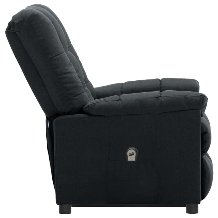 Stand Up Recliner Chair Dark Grey Fabric Topxxpx