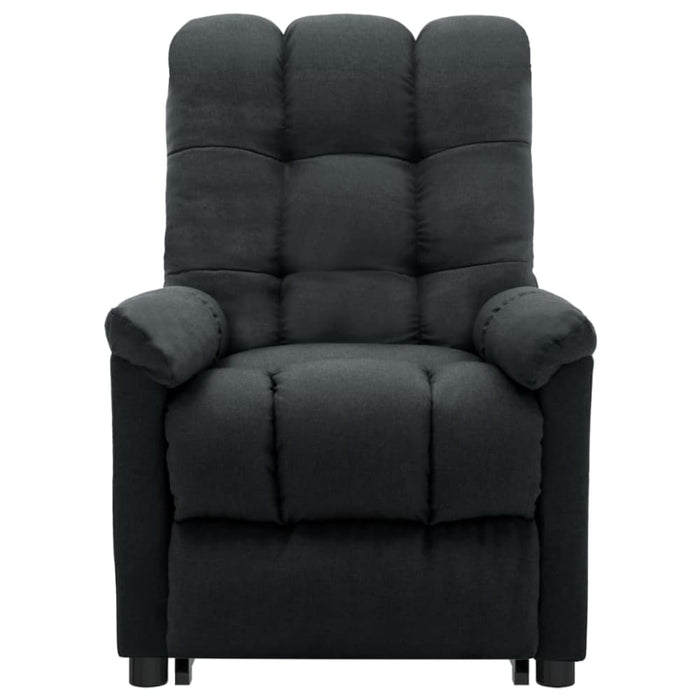 Stand Up Recliner Chair Dark Grey Fabric Topxxpx