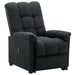 Stand Up Recliner Chair Dark Grey Fabric Topxxpx