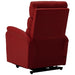 Stand Up Recliner Wine Red Faux Leather Gl9151