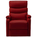 Stand Up Recliner Wine Red Faux Leather Gl9151