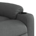 Stand Up Massage Recliner Chair Dark Grey Fabric Txblnax