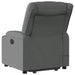 Stand Up Massage Recliner Chair Dark Grey Fabric Txblnax