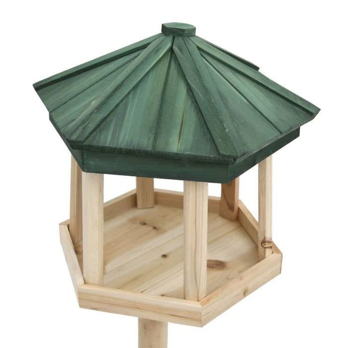 Standing Bird Feeder Solid Firwood 33x106 Cm Toanoi