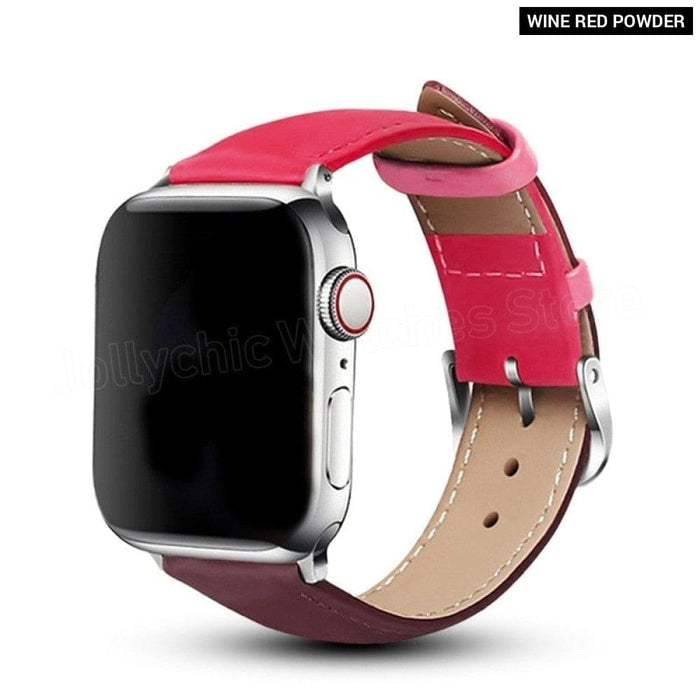 Starlight Leather Strap Bracelet For Apple Watch