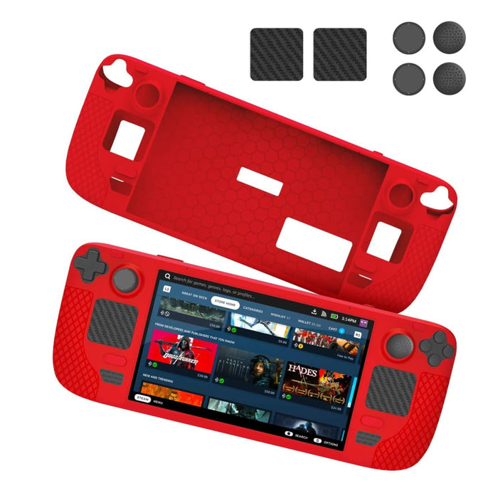 For Steam Deck 7pcs/set Host Silicone Case With Joystick