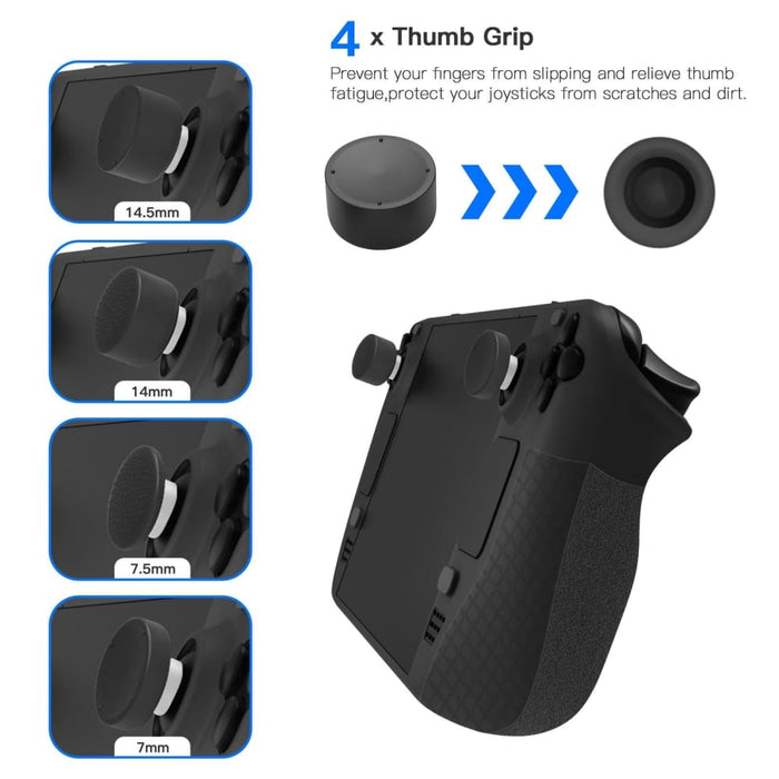 For Steam Deck 7pcs/set Host Silicone Case With Joystick