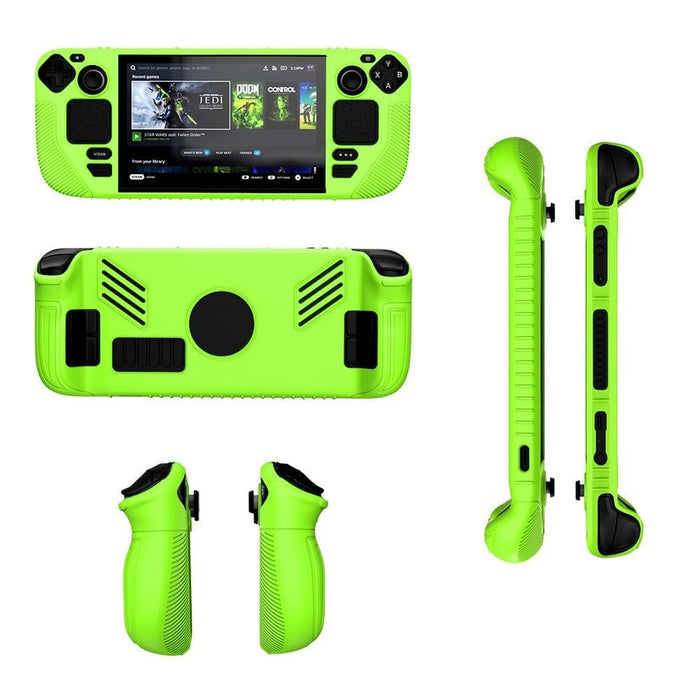 For Steam Deck V3 Non-slip Silicone Protective Case Pocket