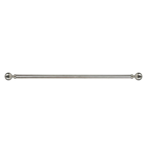 Steel Curtain Rod Quiet Rail Satin Nickel