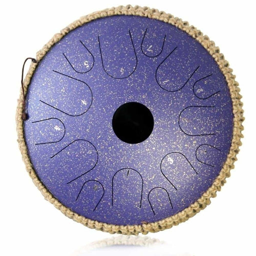 New Steel Tongue Drum 14 Inch Tone Pan Hand With Rope