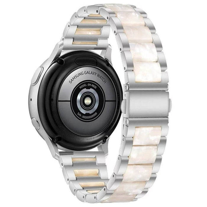 Steel + resin Strap Band For Samsung Galaxy Huawei Watch