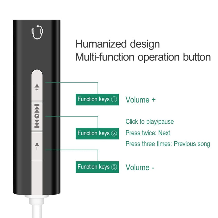 Usb Stereo Audio Adapter With 3.5mm Trrs