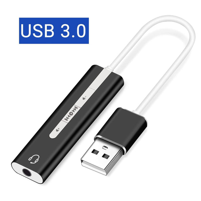 Usb Stereo Audio Adapter With 3.5mm Trrs