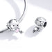 Sterling Silver 925 Crystal Snowflake Beads For Women