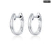 Sterling Silver 925 Hoop Earrings For Women