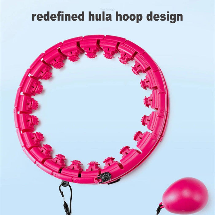 Nz Local Stock-fitness Hoop With Massage Rings Detachable