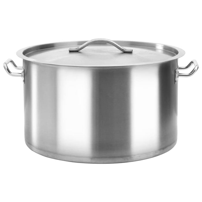 Stock Pot 58 l 50x30 Cm Stainless Steel Pooao