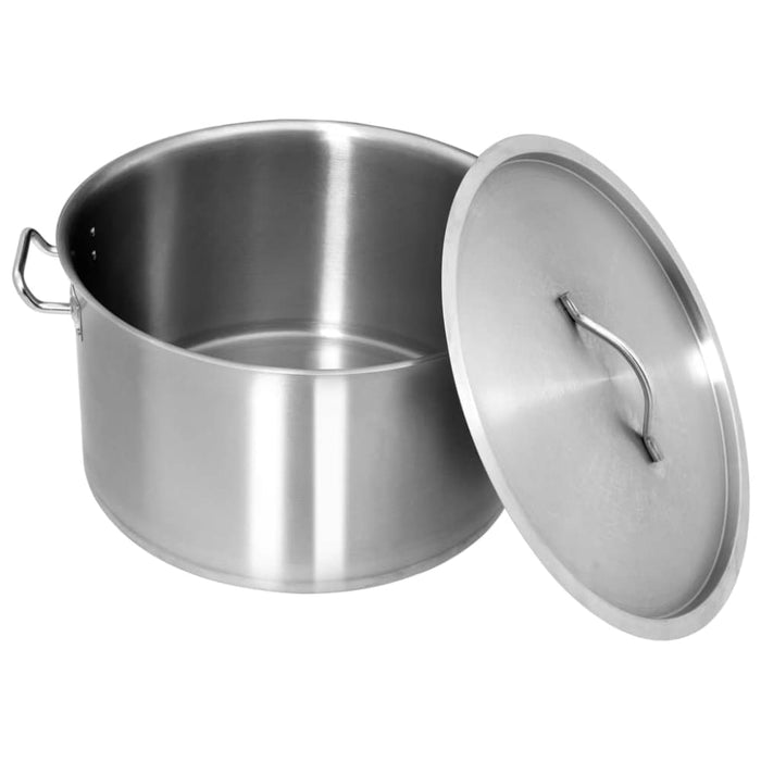 Stock Pot 58 l 50x30 Cm Stainless Steel Pooao