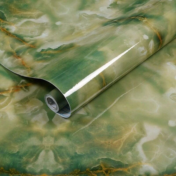 Nz Local Stock-waterproof Oil-proof Marble Wallpaper