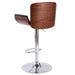 Bar Stool Black Faux Leather Xnitip