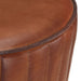 Bar Stool Brown Real Leather Txonio