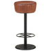 Bar Stool Brown Real Leather Txonio