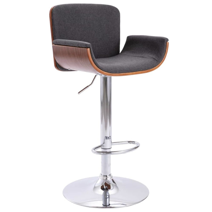 Bar Stool Grey Fabric Xnitik