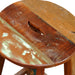 Bar Stool Solid Reclaimed Wood Gl75416