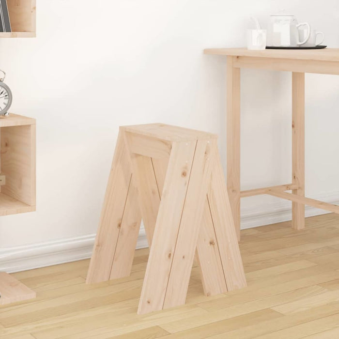 Stools 2 Pcs 40x40x60 Cm Solid Wood Pine Nxtlla