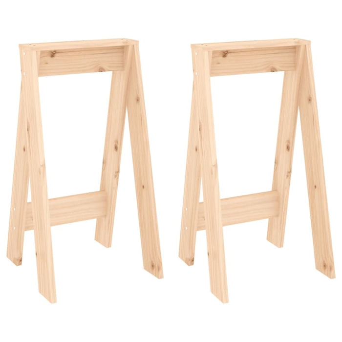 Stools 2 Pcs 40x40x75 Cm Solid Wood Pine Nxtllk