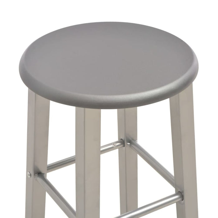 Bar Stools 2 Pcs Anthracite Mdf Gl712