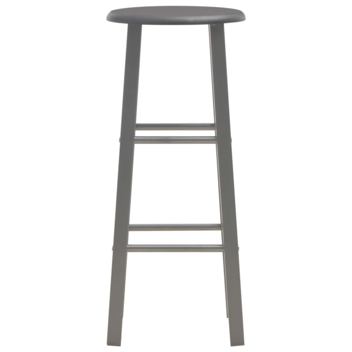 Bar Stools 2 Pcs Anthracite Mdf Gl712