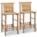 Bar Stools 2 Pcs Bamboo Xaxaka