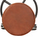 Bar Stools 2 Pcs Black And Brown Real Goat Leather Gl705696