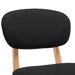 Bar Stools 2 Pcs Black Fabric Xnktit