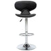 Bar Stools 2 Pcs Black Faux Leather Txtlaa