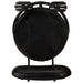 Bar Stools 2 Pcs Black Real Goat Leather Ttnxol