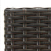 Bar Stools 2 Pcs Brown Poly Rattan Gl690151