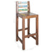 Bar Stools 2 Pcs Solid Reclaimed Wood Gl7375