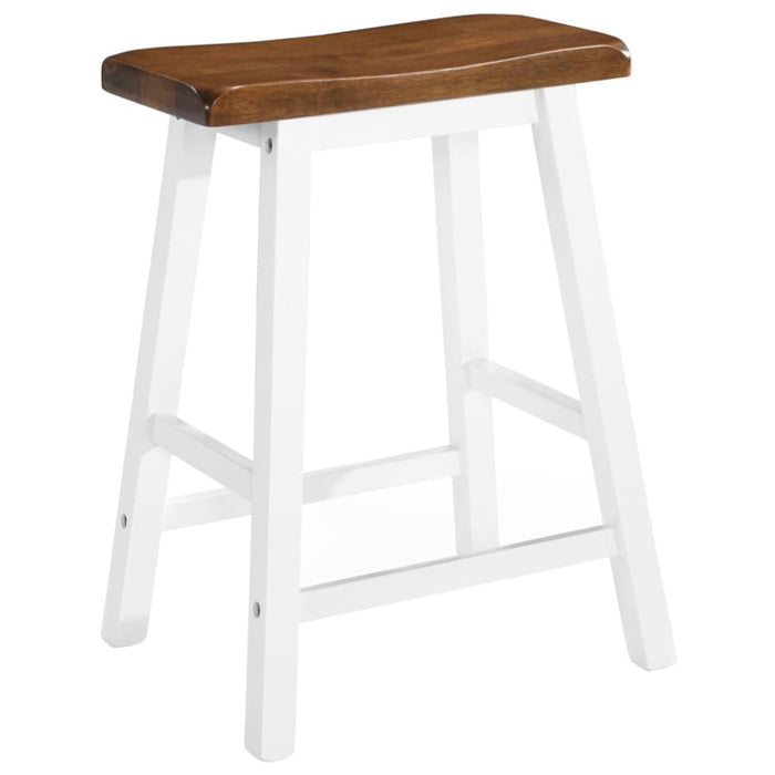 Bar Stools 2 Pcs Solid Wood Xappal