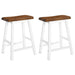 Bar Stools 2 Pcs Solid Wood Xappal