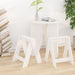 Stools 2 Pcs White 40x40x45 Cm Solid Wood Pine Nxtllb